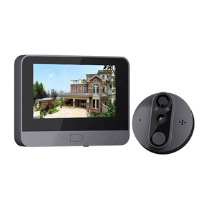 Thiết Bị Xem Cửa Nhìn Trộm Điện Tử Thông Minh Tuya, <span class=keywords><strong>Wifi</strong></span>, Có Điều Khiển Bằng Ứng Dụng, Tầm Nhìn Ban Đêm Thông Minh Mới 2021 - Product Image 1