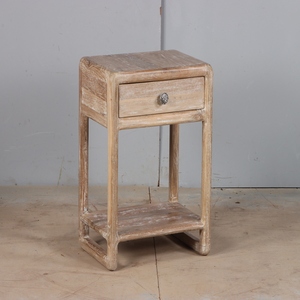 Modern Wooden Bedside Table with Soft Closing Drawer and Open Storage Shelf Bedroom Side <b>Cabinet</b> Furniture for Home and Hotel - Product Image 3