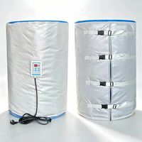 Couverture chauffante pour réservoir IBC, veste chauffante thermiquement isolée pour fût d'huile, couverture chauffante flexible pour baril à température réglable