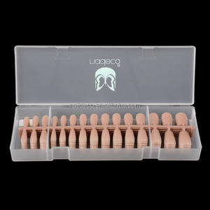 Appuyez sur les ongles court cercueil/carré <span class=keywords><strong>faux</strong></span> ongles rose nacré mat <span class=keywords><strong>faux</strong></span> ongles Art pour femmes et filles 6 couleurs - Product Image 5