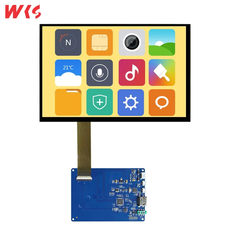 10.1 Inch USB Capacitive Touchscreen Panel 1280*800 TFT IPS LCD Touch Display Raspberry Pi