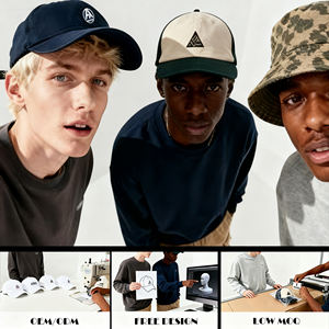 एक हाथ से खींचा पत्र कढ़ाई स्नैपबैक बेसबॉल संयुक्त फ्लैग कैप वसंत शरद ऋतु आउटडोर समायोज्य सनस्क्रीन टोपी आम - Product Image 6