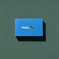 Boîte d'expédition pour vêtements avec logo personnalisé, bande déchirable, fermeture éclair, insert en papier personnalisable, marquage à chaud et pelliculage mat