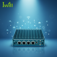 Mini PC Servidor N100 con Firewall de Funcionamiento Continuo 24/7/365, Router Linux Integrado, 4 LAN de 2.5G, Mini PC Industrial sin Ventilador