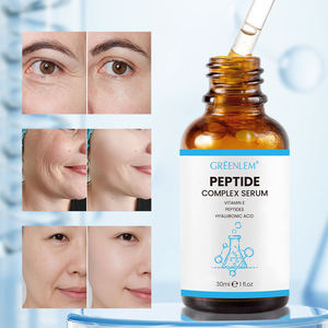 Fabricante Mayorista de Marca Privada GREENLEM, Suero Complejo de Péptidos, Vitamina E, Ácido Hialurónico, Antiarrugas, Reafirmante, 30 ml - Product Image 2
