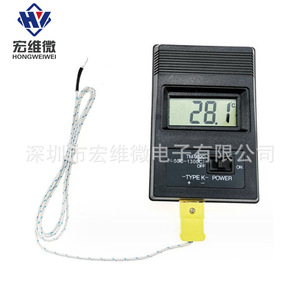 Thermomètre numérique micro Hongwei TM902C, type K, thermomètre industriel, affichage LCD, résolution 0,1°C - Product Image 1