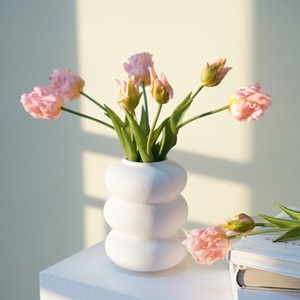 Tulipán Artificial de 5 Cabezas Simulado, Decoración para el Hogar, Flor Artificial para Hoteles, Restaurantes, Oficinas, Planta Artificial para Decoración del Hogar - Product Image 1