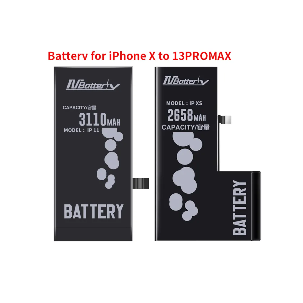 Factory Cell Phone Lithium Battery for Iphone 6 6S 7 8 Plus X XS XR XSMAX 11 12PROMAX OEM Original Batteries