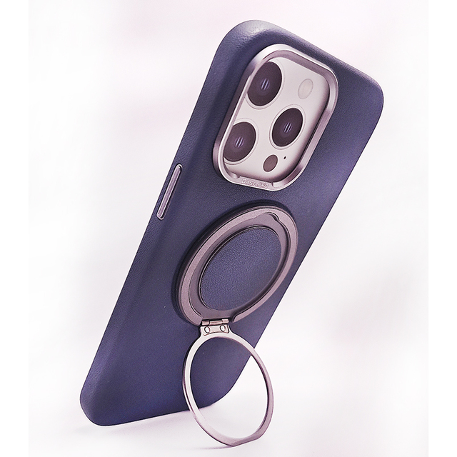 2024 Hot Sale 16/15 Pro Max Leather Cellphone Case Magnetic Charge Holders with Camera Protector Mobile Phone Cover Stock