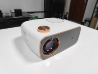 Mini Proyector de Video RIGAL RD-882 LED WiFi para Smart TV Android 1080P 350 Lúmenes HIFI Estéreo con Altavoces Integrados Portátil