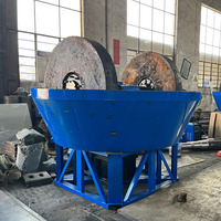 Broyeur à moulin à plaques humides 900 1100 à économie d'énergie pour le minerai d'or rocheux