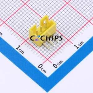 BX-PH2.0-3PWZ-Y Wire-to-Board Pin Header Bent Lead Through Hole,P=2mm Connector 1x3P 2mm Right Angle Insert PH - Product Image 1