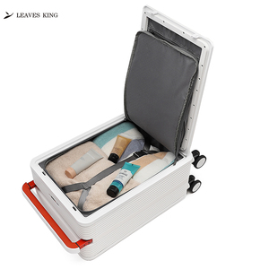 LEAVESKING Luxury Trolley <strong>Suitcase</strong> Carry on Spinner Hard Shell Anti Theft <strong>Smart</strong> <strong>Suitcase</strong> Trolley Luggage - Product Image 4
