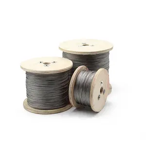 Cable de acero inoxidable 304 personalizado, cuerda de alta calidad, alta resistencia, 316