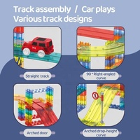 Tendance 2026 : Ensemble de construction classique STEM pour enfants – Piste de billes, tuiles, briques, circuit de course transparent, blocs magnétiques pour la maternelle