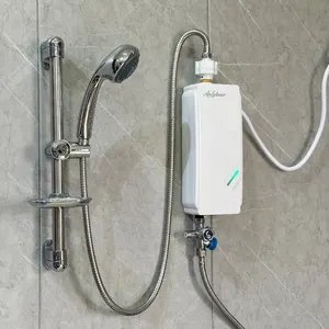 Proteção sobre temperatura quente venda industrial tipo botão controle instantâneo aquecedor de água elétrico de guangdong