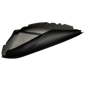 Funda de cuero para reposabrazos central, caja de almacenamiento para Toyota Camry 2007-2011, microfibra negra auténtica - Product Image 1