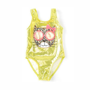 Bikini de lentejuelas brillantes de sirena para niñas pequeñas, traje de baño con estampado personalizado de 3T a 8 años, tankini de playa - Product Image 3