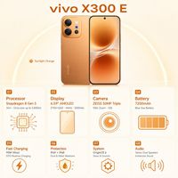 vivo X300 E 2026 Nouveau Smartphone 5G Original Appareil Photo ZEISS 50MP Processeur Snapdragon 8 Gen 5 Téléphone Android VIVO x300e