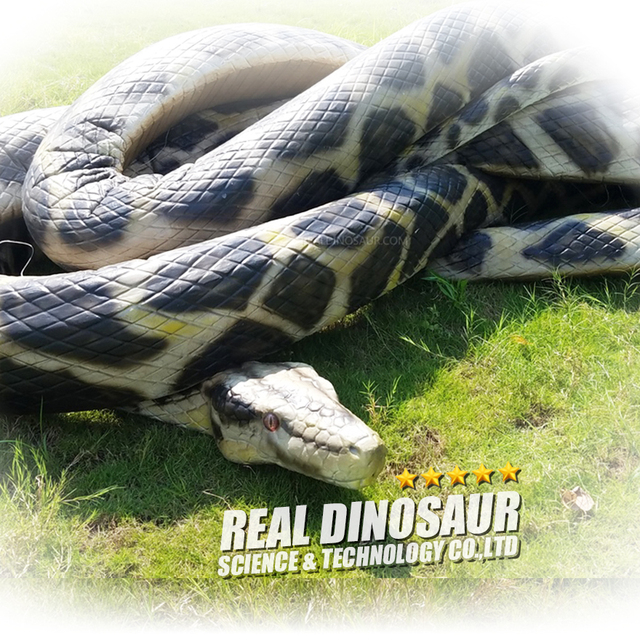 Zoological Park Animatronic Animal Realistic Snake Model