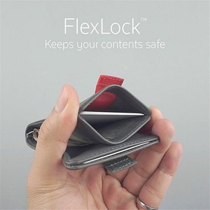 Wholesale <b>Small</b> Slim Leather Business <b>Wallet</b> with Pull Tab Money Clip and Card Holders - Product Image 6