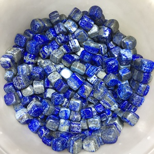Cube de Lapis Lazuli en cristal naturel, boule de cristal bleu Fengshui, cristaux de gravier, <span class=keywords><strong>pierre</strong></span> de guérison pour la décoration - Product Image 6