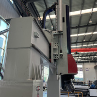 YOUHAOCNC Machine de fraisage CNC 5 axes robuste pour le travail du bois, à broche unique, système de contrôle RichAuto, moteur à roulement et pompe