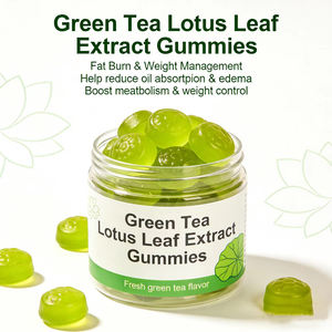 Complément alimentaire à base de plantes en marque blanche OEM ODM, approvisionnement en gros, extrait de thé vert + gommes à la feuille de lotus - Product Image 2