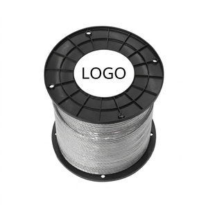 Câble <span class=keywords><strong>en</strong></span> acier inoxydable 7x7 <span class=keywords><strong>en</strong></span> spirale pour bricolage, garde-corps de terrasse, clôture, corde à linge, applications marines et extérieures - Product Image 6