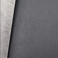 Tissu PVC personnalisé, divers motifs grain de litchi, cuir synthétique artificiel, prix abordable, pour chaises, canapés, chaussures, revêtements de pieds et de voitures