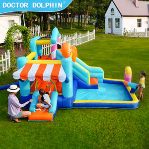 منزلق مائي نفخ مجمع ملعب الأطفال للاستخدام المنزلي من Doctor Dolphin مع قلعة قفز نطاطة للأطفال - Product Image 6