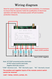 TOADA T70P 4 canali 4 pulsante telecomando trasmettitore R-C cancello senza fili <span class=keywords><strong>RF</strong></span> telecomando interruttore trasmettitore + ricevitore - Product Image 6