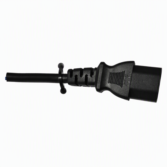 YR-703 IEC C7 Figure-8 Connector Copper 2.5A 250V AC VDE Approved Non-Rewireable Power Cord Consumer Electronics Home Appliances