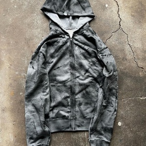 Sudadera con capucha para hombre, estilo streetwear, personalizada, con forro de felpa francesa, cortavientos, impermeable, con cremallera, corte holgado, hombros caídos, 100% algodón, color efecto sucio - Product Image 3