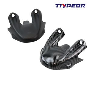Extension de garde-boue avant style fibre de carbone TIYPEOR pour <span class=keywords><strong>Yamaha</strong></span> Tracer 9 GT 2021-2024, protection contre les éclaboussures pour moto - Product Image 4