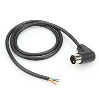 OEM özel 3/4/5/6/7/8/9/13 Pin Midi DIN uzatma kablosu büyük DIN erkek konferans ses Video fişi kalkan kablosu açmak için
