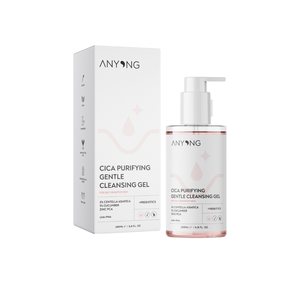 Gel nettoyant purifiant doux Cica, nettoyant visage hydratant avec Centella pour peaux sensibles et tous types de peaux, 200 ml - Product Image 1