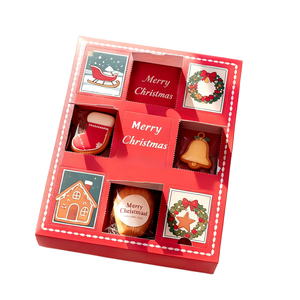 Boîtes d'emballage cadeau de Noël expédition rapide boîtes aveugles écologiques pour cuit au four pour flocon de neige pâtisserie bonbons-Hollobox - Product Image 1