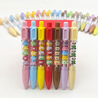 Stylo d'examen pour étudiants, créatif, amusant, DIY, mignon, à séchage rapide, encre gel noire, plastique durable, anti-stress, empilable, à action par pression