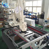 Palettiseur robotisé personnalisé, machine de palettisation automatique pour cartons, canettes, bouteilles, barils - Palettiseur robotisé à haute productivité
