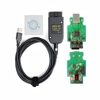 Cable de Interfaz de Diagnóstico USB VCDS HEX V26.3 OBD2 con Chip STM32 Compatible con Protocolos CAN, KLine y UDS para Vehículos VW, Audi, Skoda y Seat