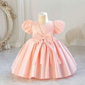 Nuevo Vestido <span class=keywords><strong>de</strong></span> Princesa para el Primer Cumpleaños <span class=keywords><strong>de</strong></span> Niña, Tela <span class=keywords><strong>de</strong></span> Encaje, Lazo, Rayas, Estilo Lolita ODM, Exclusivo Transfronterizo, Ropa Infantil - Product Image 5