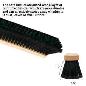 環境にやさしい1824インチの多表面プッシュほうきヘッドにより、屋内および屋外のより効率的なクリーニングプッシュほうき - Product Image 3