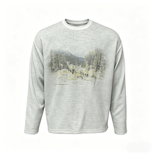 Camiseta de Manga Larga con Estampado DTG para Hombre, Estilo Urbano, Oversize, Térmica, de Algodón Grueso, Ecológica, Informal - Product Image 1