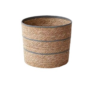 Woven <b>Basket</b> Round Handmade Floor Storage For <b>Small</b> Potted Plants Decorative Plant Pot Cover - Product Image 3