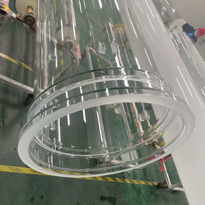 Custom 99.99% High Purity Fused Silica <strong>Quartz</strong> Glass <strong>Tube</strong> | <strong>One</strong> <strong>End</strong> <strong>Closed</strong> Large Size Clear <strong>Quartz</strong> Pipe - Product Image 5