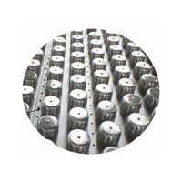 Plateaux à bulles métalliques pour colonnes de distillation en acier inoxydable 304L 316L, internes de tour ronde GDS-METAL, prix usine