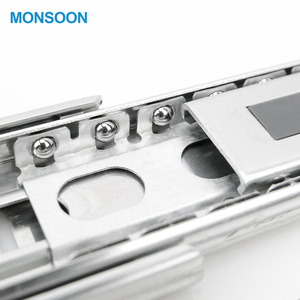 Light Duty Đồ Nội Thất Yên Tĩnh Đường Ray Kênh Mềm Đóng Mở Rộng Đầy Đủ Bóng Mang Trượt 3 Lần Tủ Của Ngăn Kéo Ngăn Kéo <span class=keywords><strong>Slide</strong></span> - Product Image 3