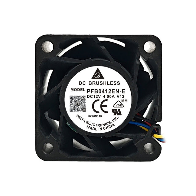 PFB0412EN-E 4028 12V 4A 4cm Server Cooling Fan with PWM Control High-performance Brushless Dual-ball-bearing