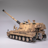 1/35 영국 비커스 AS90 자체 추진 곡사포 155mm 자체 추진 곡사포 데스크탑 컬렉션 장식 또는 nick-knack